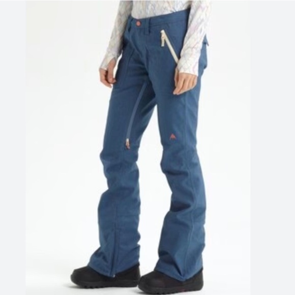 Burton Vida Stretch Denim Snowboarding/Ski Pants - Picture 1 of 16